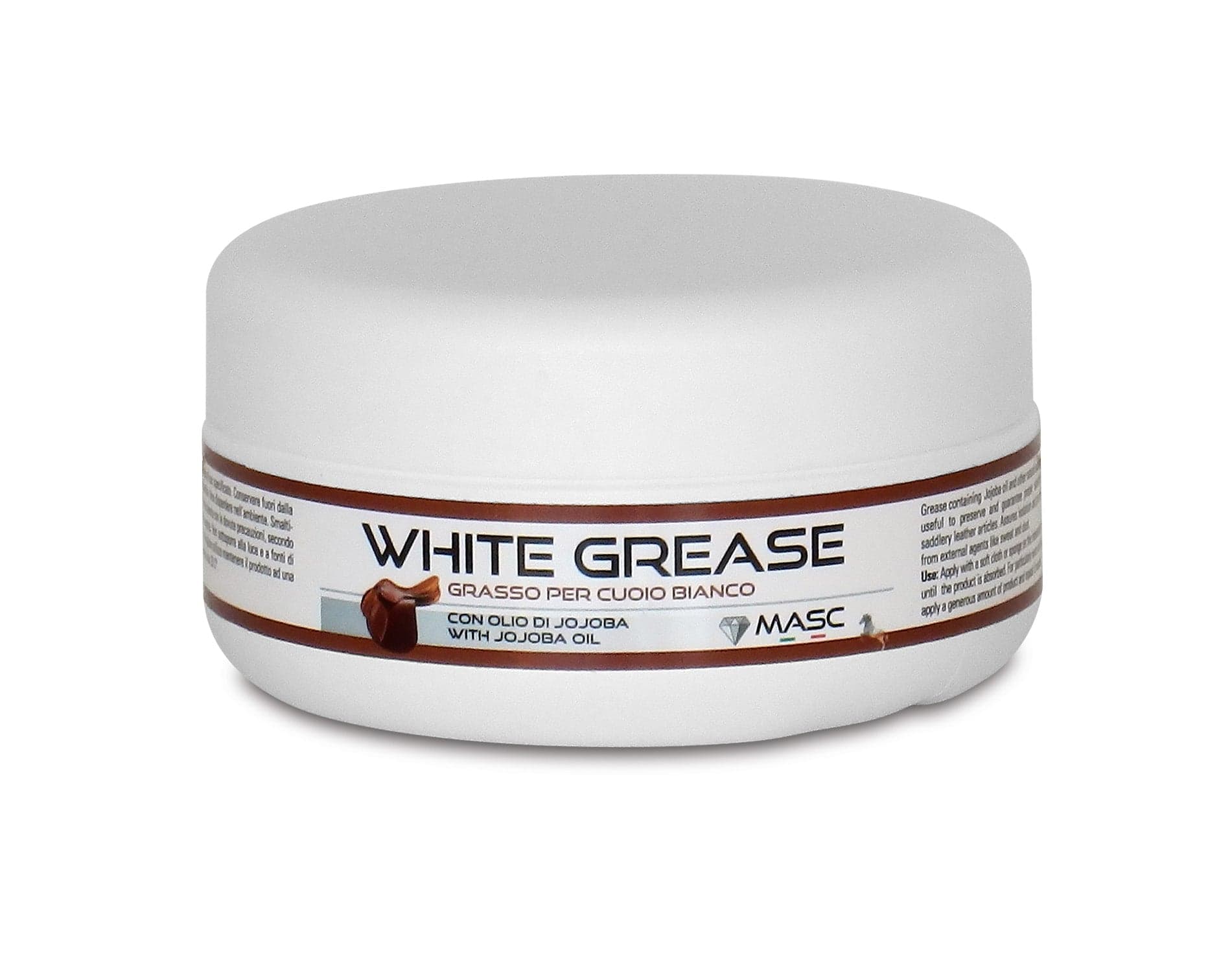 White Leather Grease with Jojoba Oil