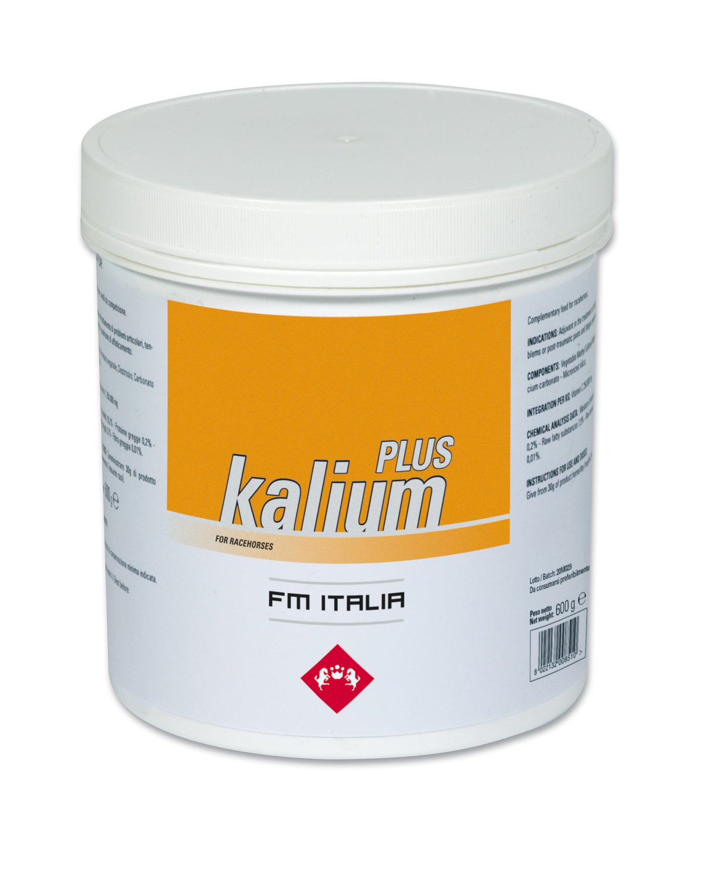KALIUM PLUS | Poedersupplement met Kalium voor Paarden