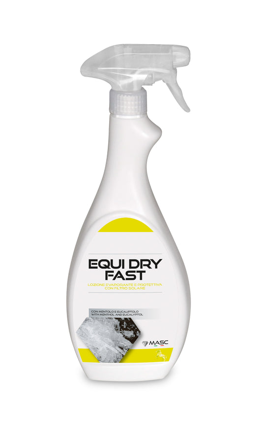 Equi Dry Fast | Snel Drogende Lotion met Zonnebrandcrème voor Paardenvacht