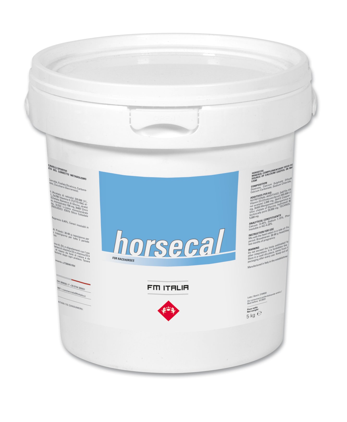 HORSECAL | Mineraal Complementair Voer Poeder voor Paardenbotten Gezondheid