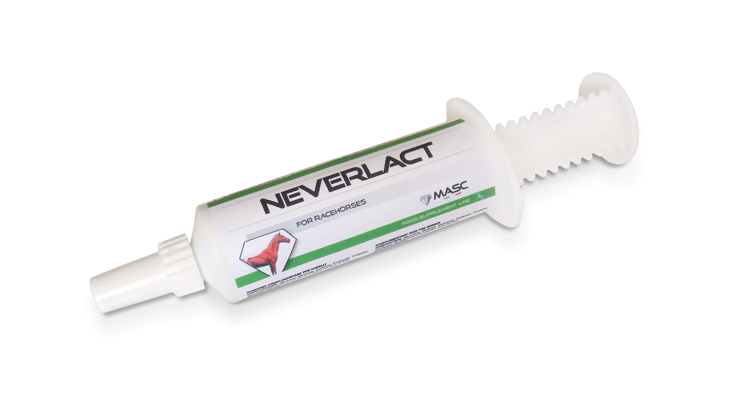 Neverlact | Complementair Voer Orale Pasta om Melkzuur bij Paarden te Verminderen