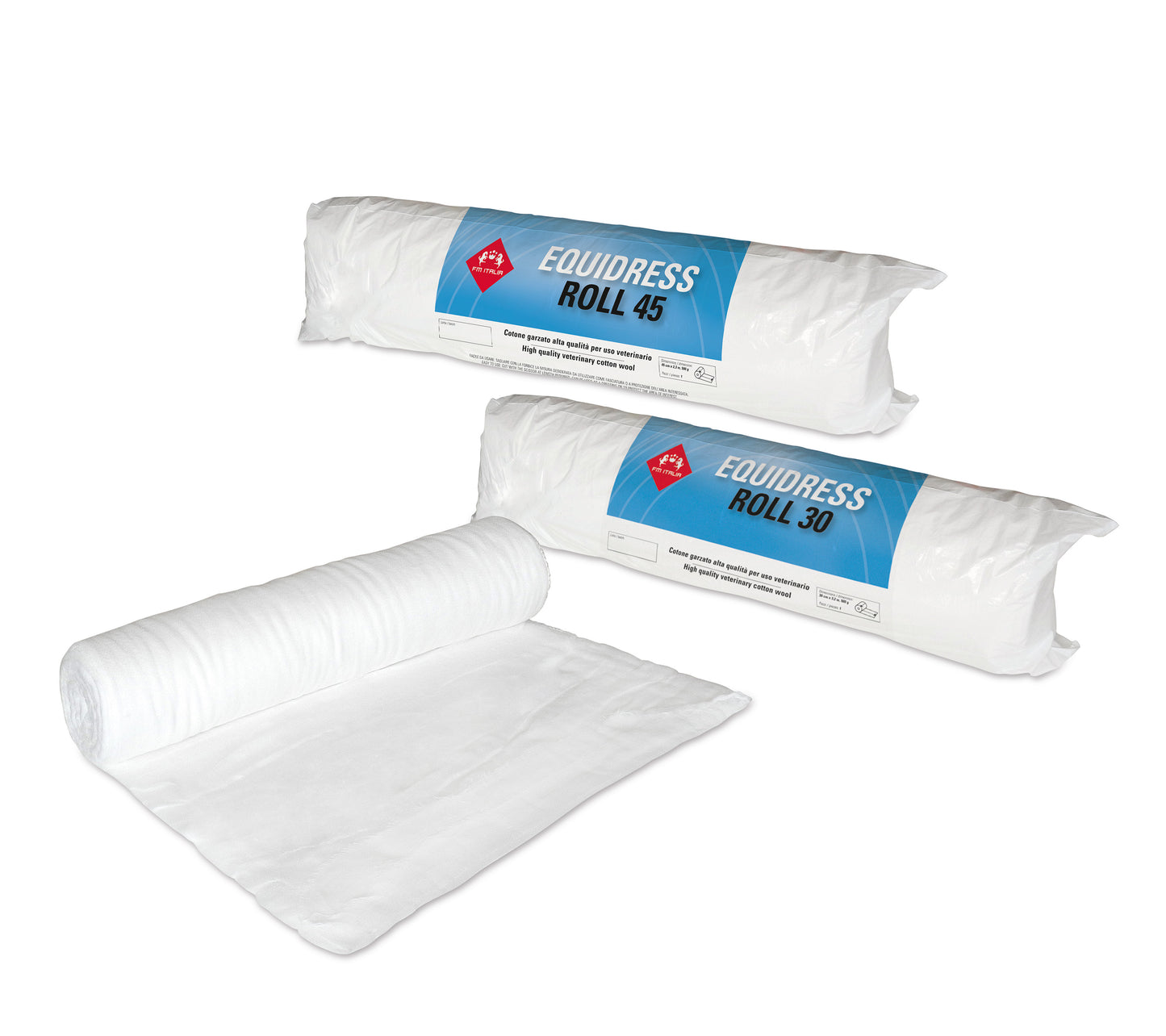 EQUIDRESS ROLL | High-Quality Veterinary Cotton Wool for Limb, Tendon, and Joint Protection